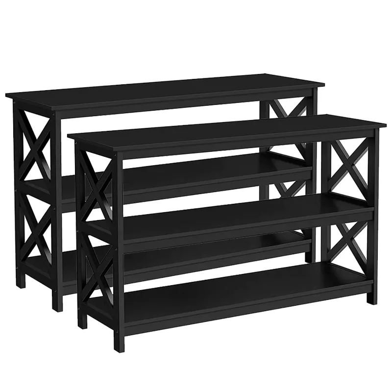 Stable Structure Large Storage Space Entrance Shelves Table