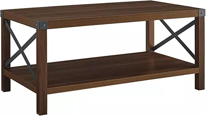 Modern Design With Storage Shelf Living Room Coffee Table
