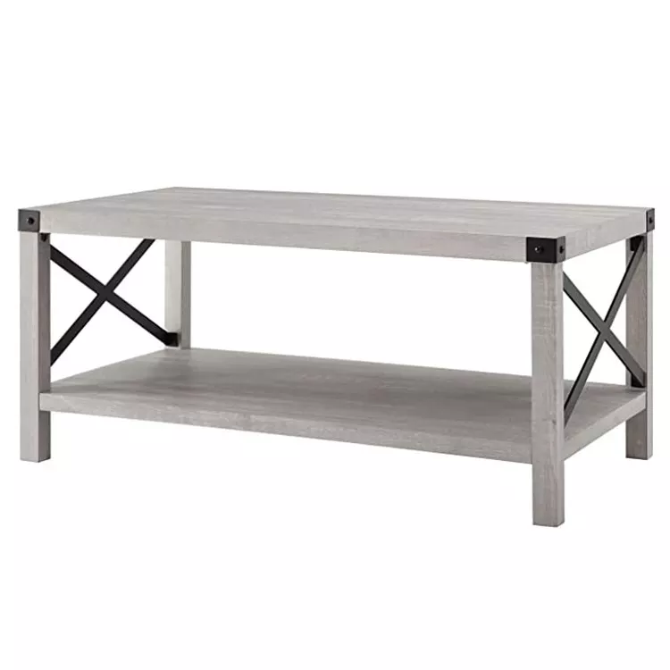 Coffee Table Set For Living Room Table With Storage Shelf Md