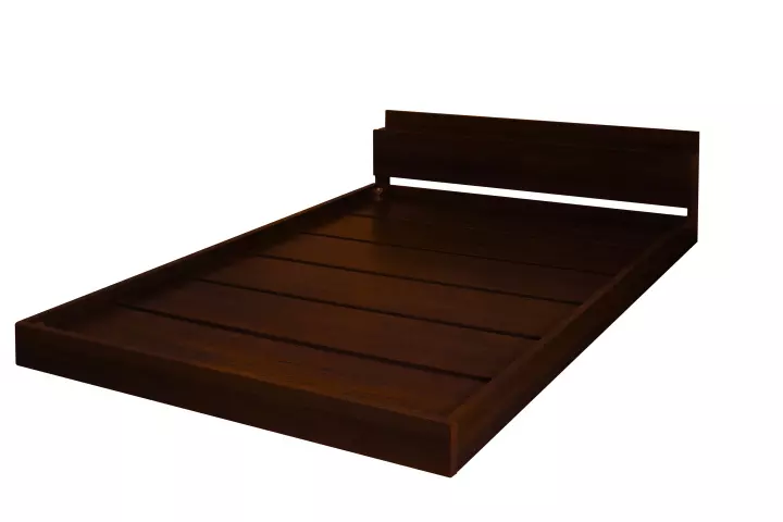 Single / double bed modern simple bedroom furniture wooden bed